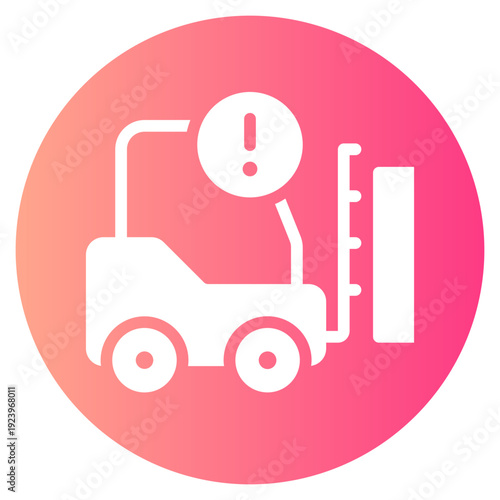 warning gradient icon