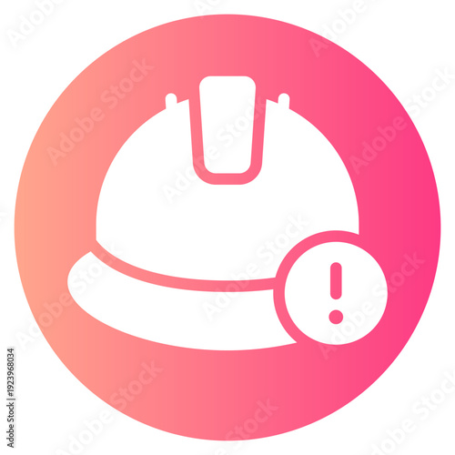 warning gradient icon