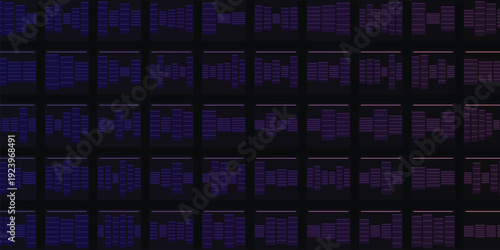 Futuristic Purple Matrix Hatch Grid for HUD Data Modules and UI System Interface
