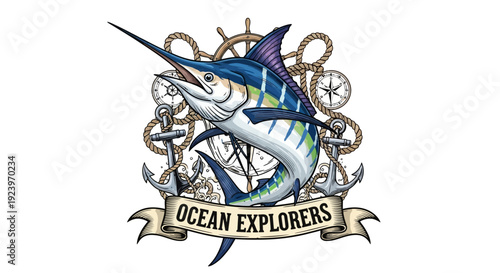 Majestic Marlin Leaping A Symbol of Ocean Exploration and Adventure.