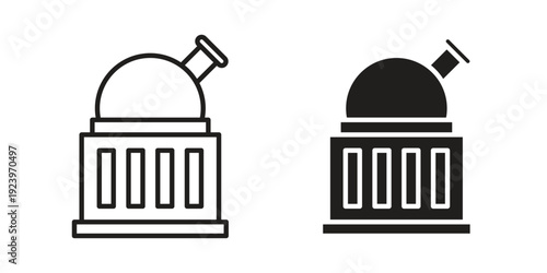 Planetarium icons suitable for infographics, websites and print media and interfaces. Line vector icon.