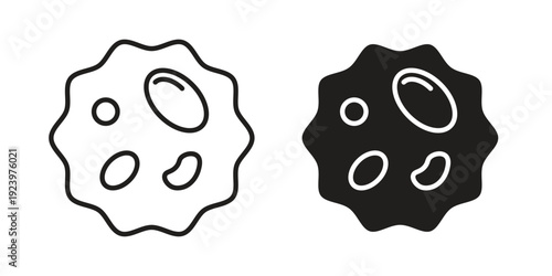 White blood cell icons suitable for infographics, websites and print media and interfaces. Line vector icon.