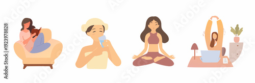 vector illustration of a female body