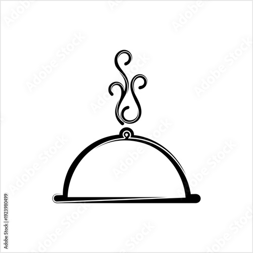 Cloche Icon, Food Cloche Icon