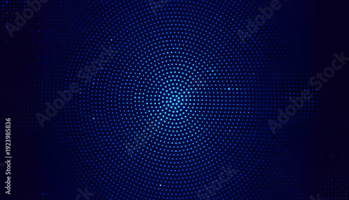 Blue dots forming a spiral pattern