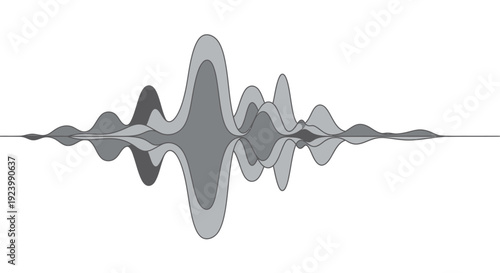 A professional young woman wearing a headset smiles warmly while working on her laptop in a bright modern office setting