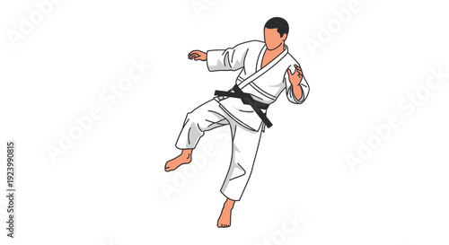 A professional young woman wearing a headset smiles warmly while working on her laptop in a bright modern office setting