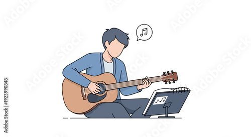 A professional young woman wearing a headset smiles warmly while working on her laptop in a bright modern office setting