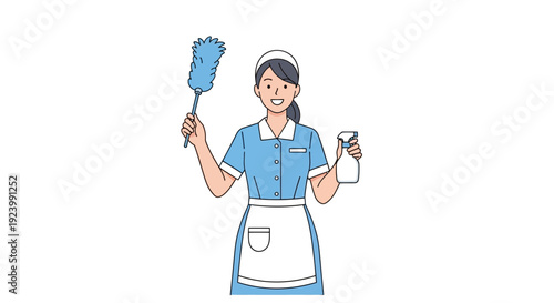 A professional young woman wearing a headset smiles warmly while working on her laptop in a bright modern office setting