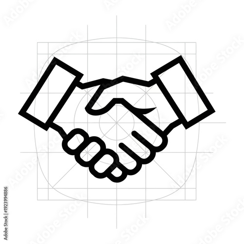 Handshake agreement between two people