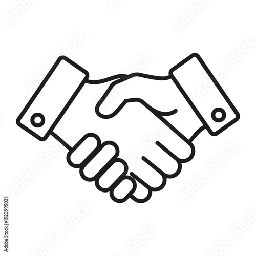 Wallpaper Mural A handshake between two people Torontodigital.ca