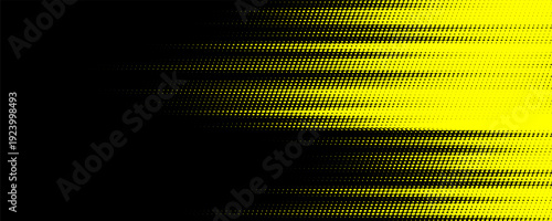 yellow black brush wrap car sticker pattern abstract banner sporty lines black yellow color combination grunge brush modern pattern racing motorsport vector design.