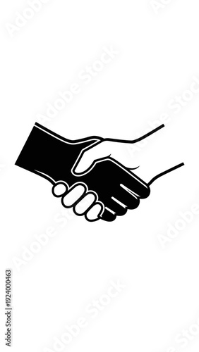 Handshake Between Two People.