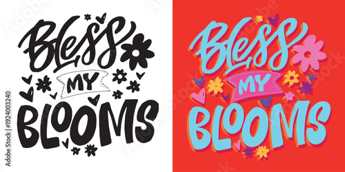 Hello spring! Funny hand drawn doodle lettering quote about Spring Time. Lettering for t-shirt design, mug print, bag print, clothes fashion. 100% hand drawn vector image.
