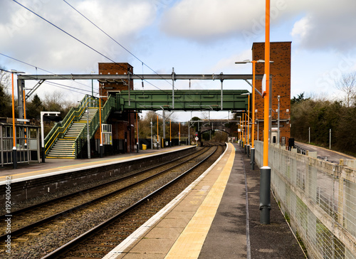 Wallpaper Mural british rail suburban commuter passenger railway station. Great British Railways. Torontodigital.ca