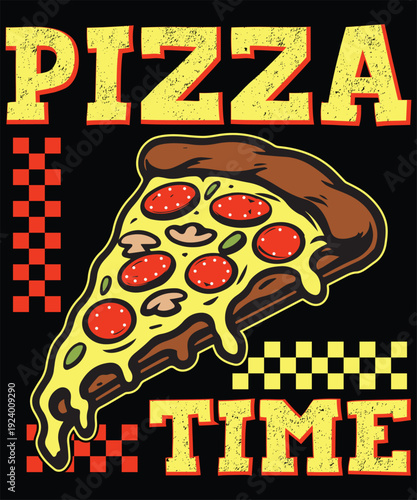 Pizza Time Graphic Design
