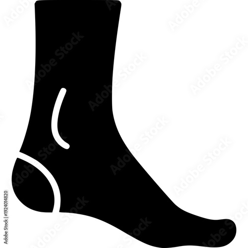 Human leg vector illustration icon for women fashion design