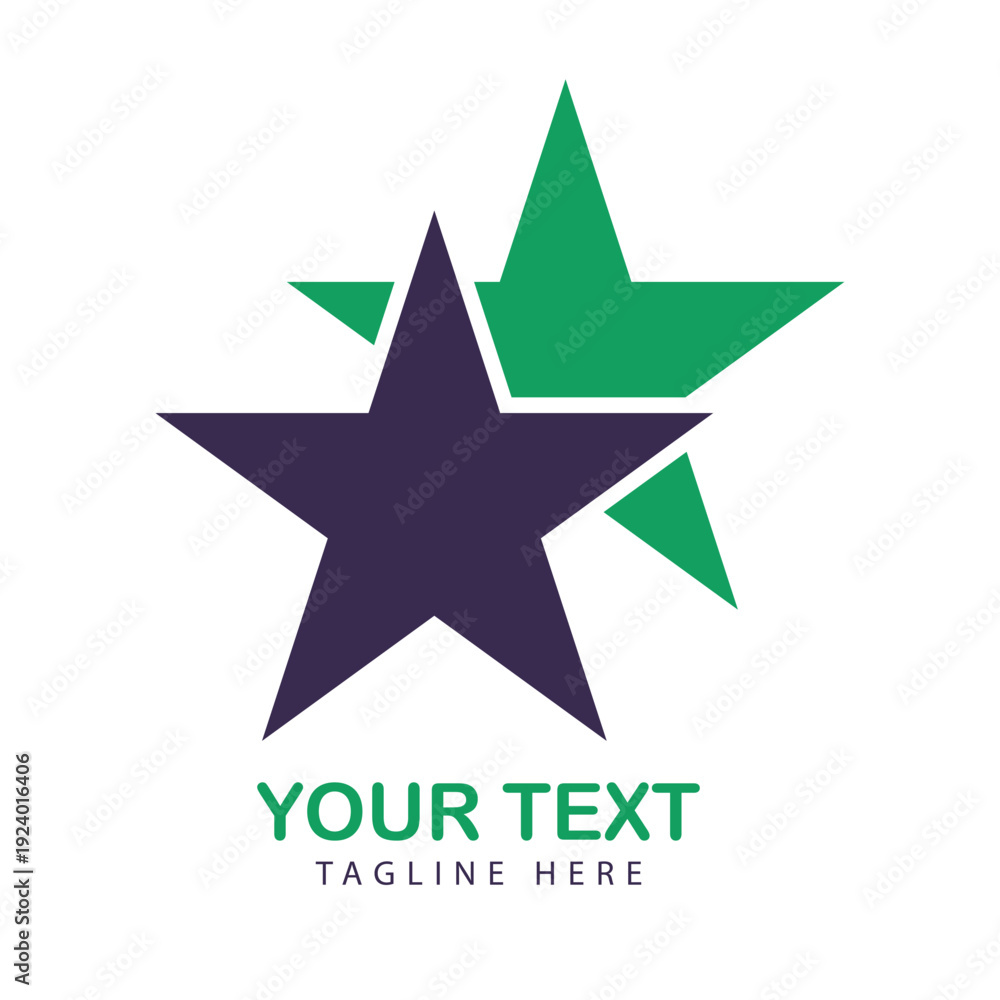 Obraz premium star logo design