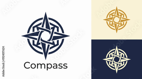 An ornate logo featuring a Celtic symbol of a compass, representing direction, guidance, and adventure with a rich cultural heritage reflected in its design.