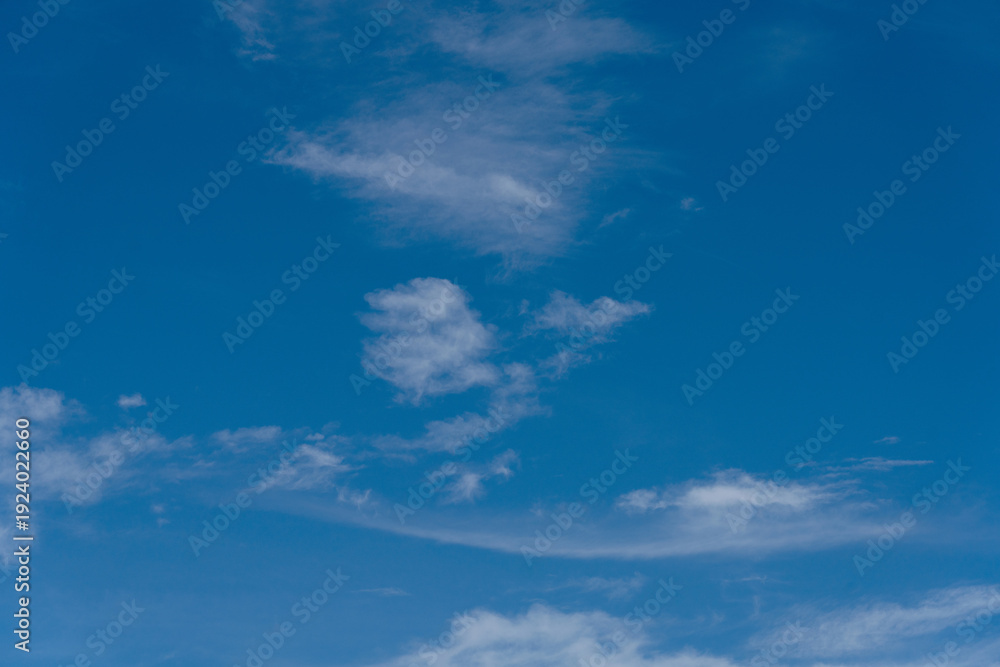 Fototapeta premium Candy Clouds against blue sky