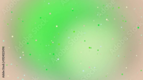 Green Gradient Background with White Dots.