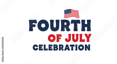 Patriotic Fourth of July Celebration vector