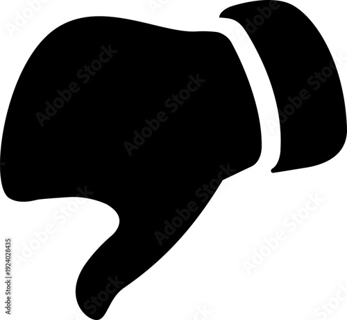 Hand showing dislike