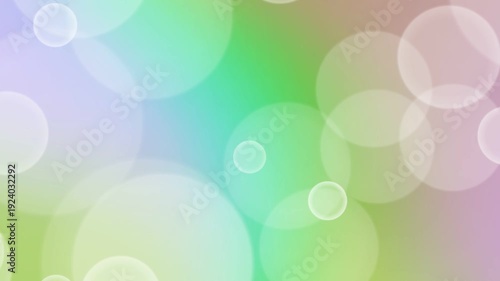 Soft Focus Colorful Circles Background.