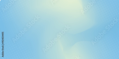 Beautiful Flowing Summer Color Abstract Background. Sky blue and cream gradient mesh background. Refreshing abstraction artwork. Vector