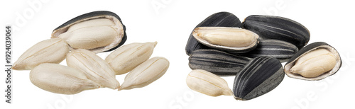 Wallpaper Mural Sunflower seeds isolated on white background Torontodigital.ca