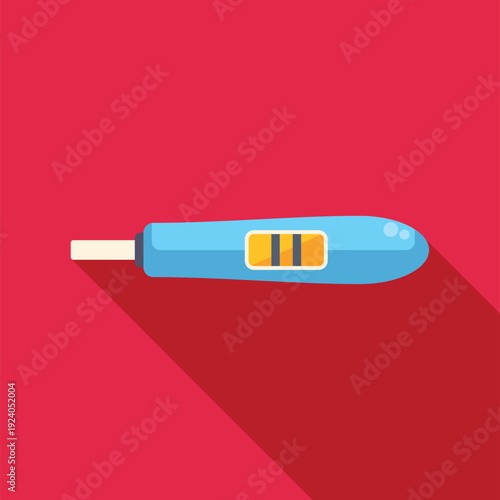 Pregnancy test showing positive result indicating new baby incoming