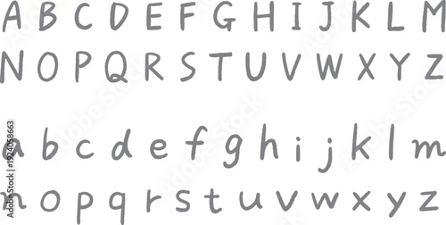 手書きアルファベット