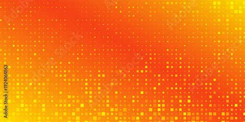 Abstract rectangle vibrant gradient background features a combination of orange and yellow hues with soft simple art
