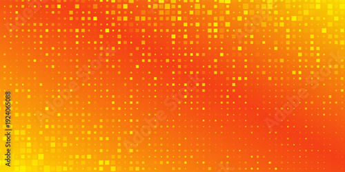 Abstract rectangle vibrant gradient background features a combination of orange and yellow hues with soft simple