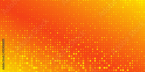Modern dotted vibrant gradient background features a combination of orange and yellow hues with soft  wavy textures simple abstract