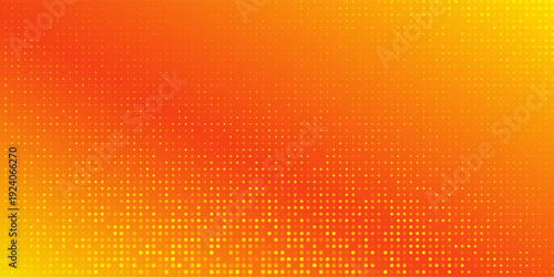 Dot abstract vibrant gradient background features a combination of orange and yellow hues with soft  wavy textures art modern