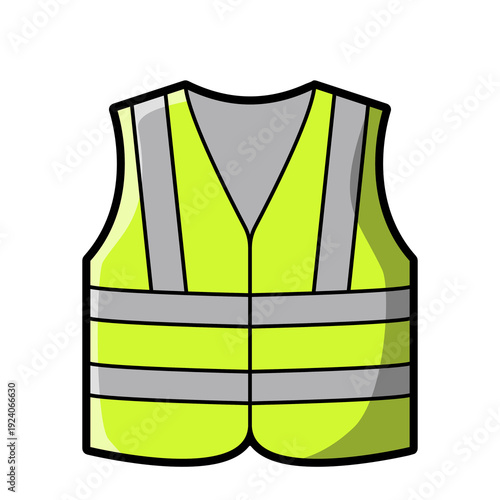 Konstfotografi Safety vest personal protective equipment illustration