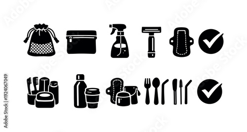 Music solid icon set. Instruments and sound symbols in a detailed solid collection.