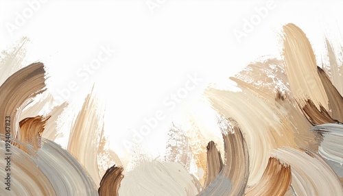 Abstract Art Brush Strokes Background.