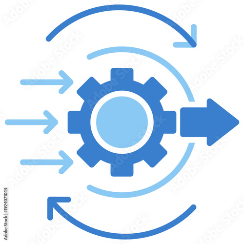 Refine Dual Tone Glyph Icon