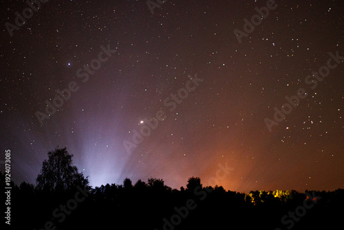 starry night sky