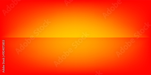 Abstract gradient background of glossy red and yellow colors. beauty curved shape composition illustration art for banner, poster, brochure, digital, web, page, surface, decoration, advertising