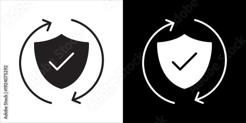 Prevention Icon Sheet Black And White