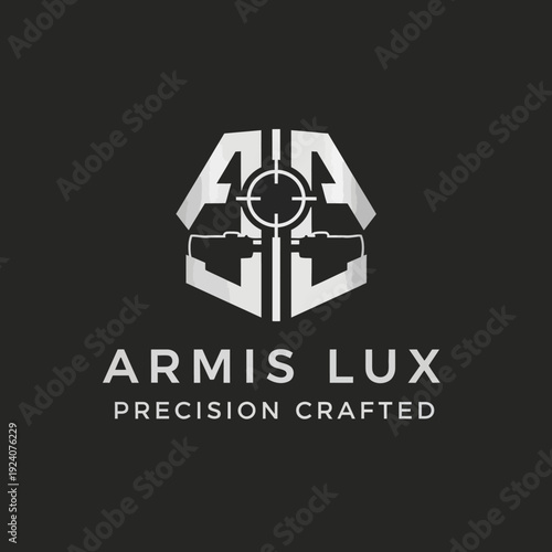 Armis Lux Logo Precision Crafted Firearms.