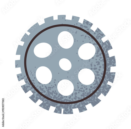 Racing car disk automotive icon