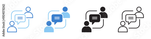 Consult Vector Illustration In Multistyle