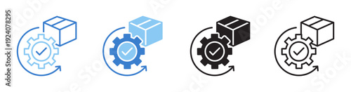 Productivity Vector Illustration In Multistyle