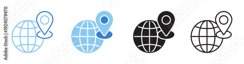 Ip Address Vector Illustration In Multistyle