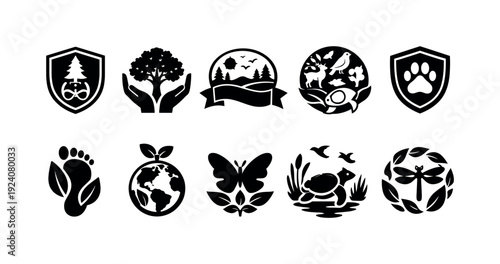 Cinema and film solid icon set. Movie, entertainment symbols collection