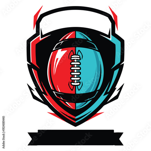 3D kettlebell fitness icon shield logo design vector strength training gym sport emblem isolated